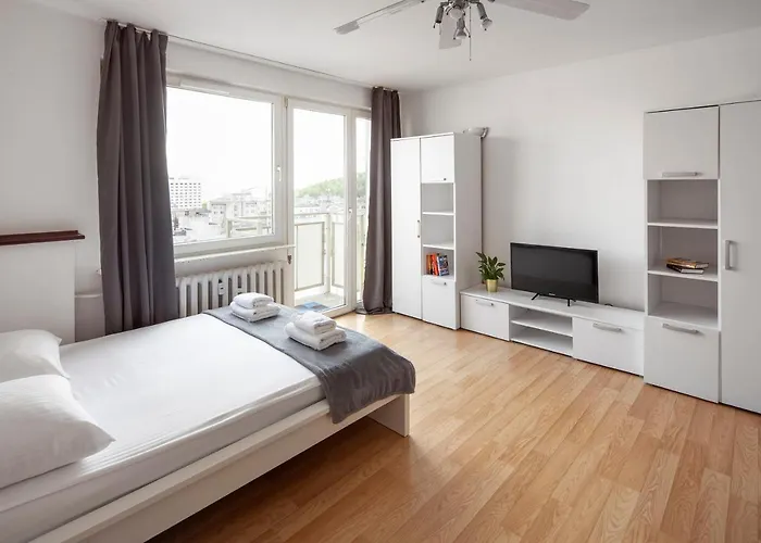 Sleepy3city With Sea View Ii Lägenhet Gdynia